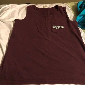 PINK maroon tank
